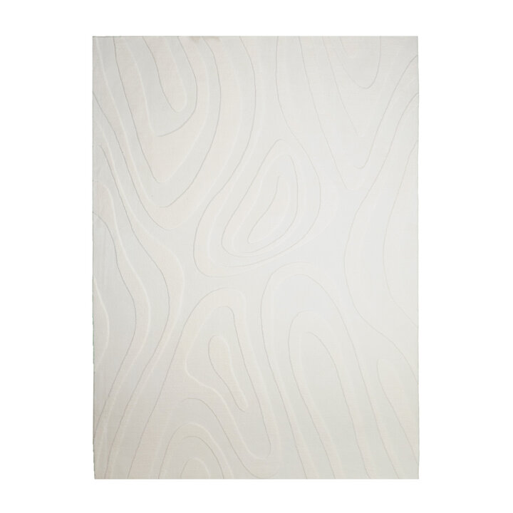 Scandinavisch vloerkleed - Charm Shapes Wit - 1