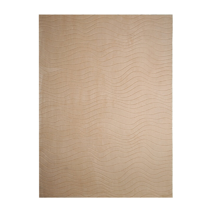 Scandinavisch vloerkleed - Charm Waves Beige - 1