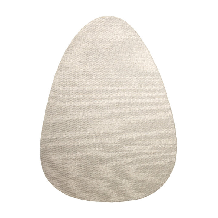 Organisch vloerkleed - Bliss Creme/Wit - 1