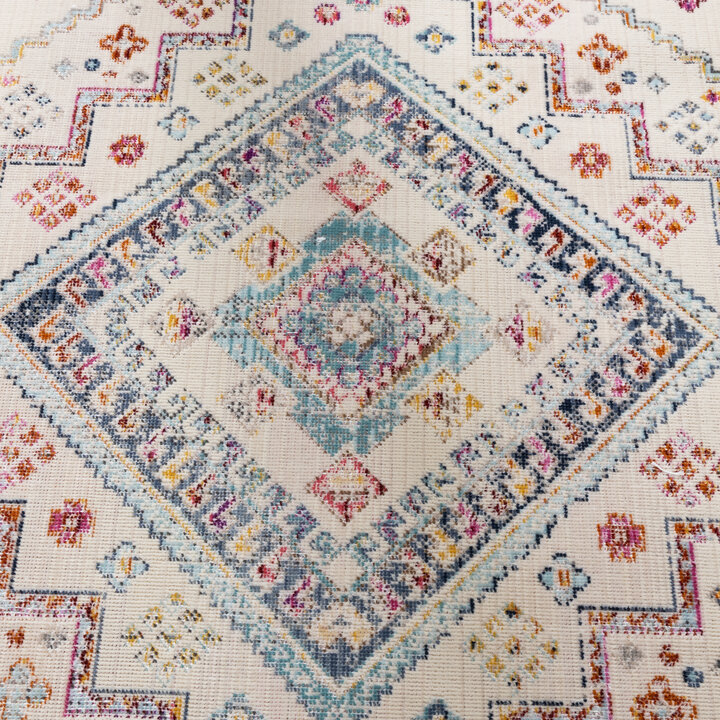 Bohemian vloerkleed - Joya Medaillon Multicolor - 3