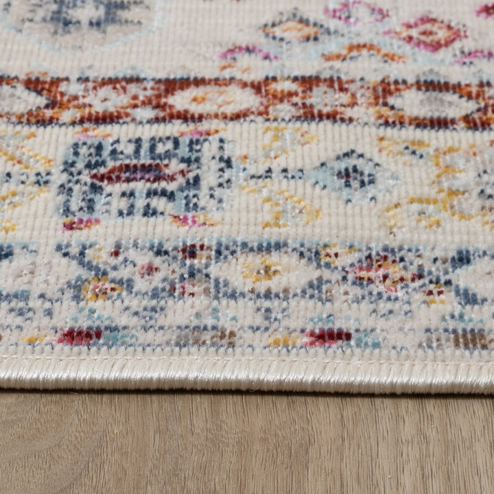 Bohemian vloerkleed - Joya Medaillon Multicolor - 5