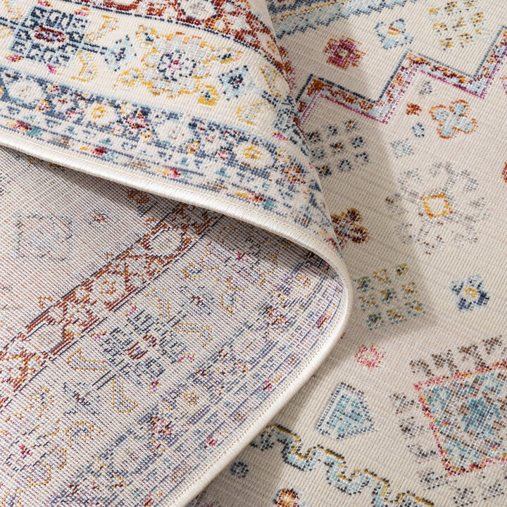 Bohemian vloerkleed - Joya Medaillon Multicolor - 6