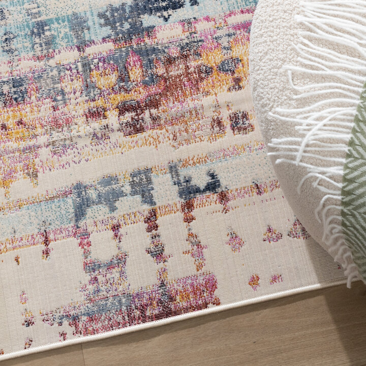 Bohemian vloerkleed - Joya Grunge Multicolor - 2