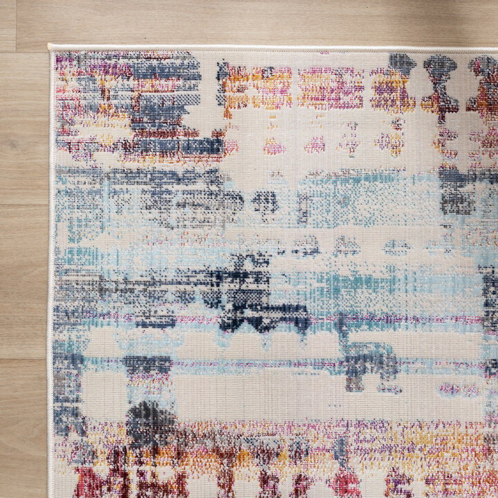 Bohemian vloerkleed - Joya Grunge Multicolor - 4