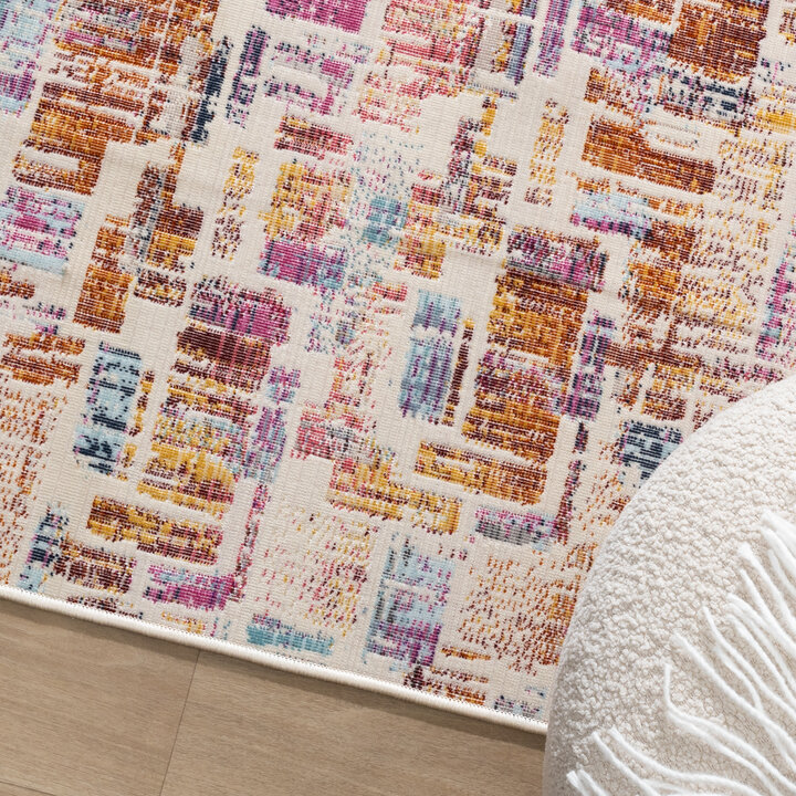 Bohemian vloerkleed - Joya Tiles Multicolor - 2