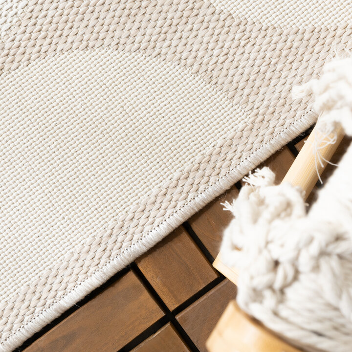 Buitenvloerkleed - Capri Circles Beige/Creme - 2