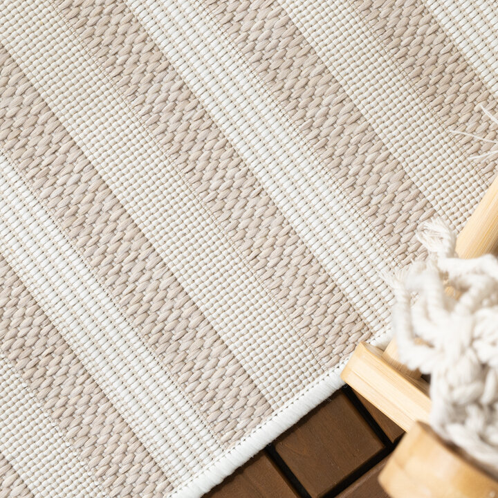 Buitenvloerkleed - Capri Curves Beige/Creme - 2