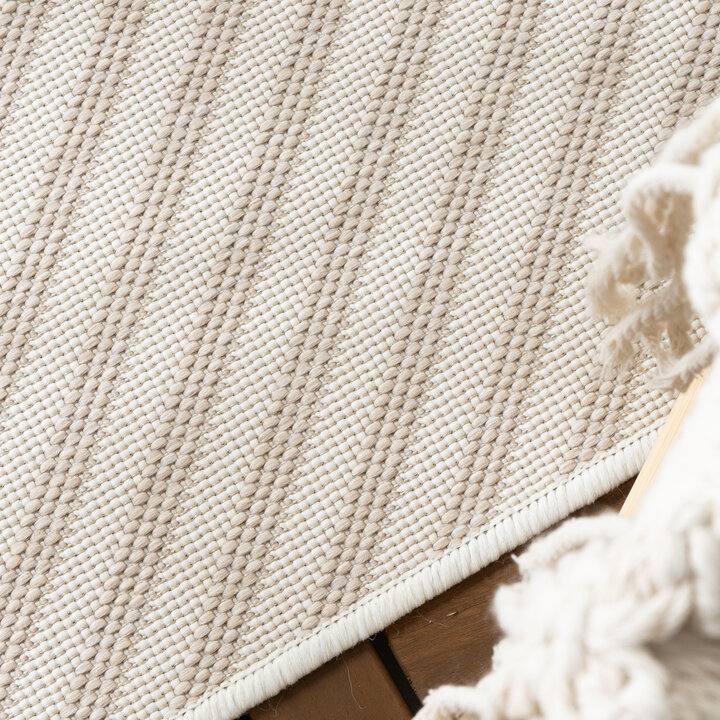 Buitenvloerkleed - Capri Lines Beige/Creme - 2