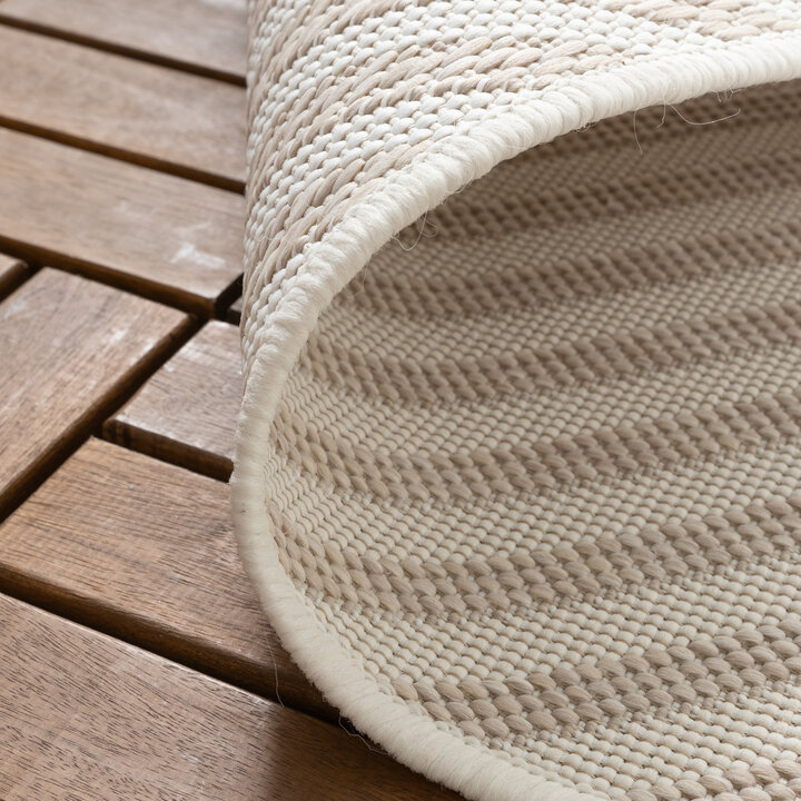 Buitenvloerkleed - Capri Lines Beige/Creme - 6