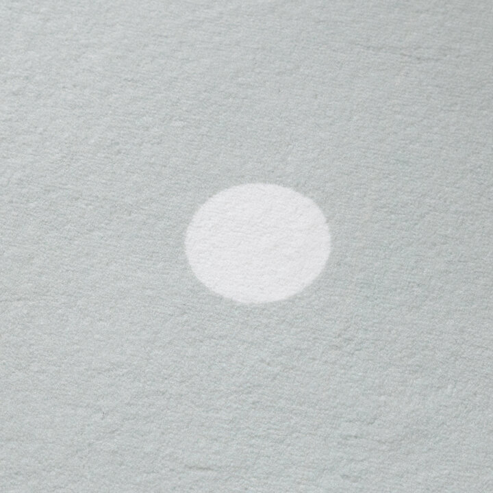 Rond wasbaar vloerkleed - Cloudy Stippen Mint - 4