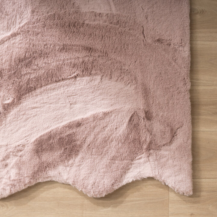 Zacht hoogpolig vloerkleed - Comfy Supreme Wavy Roze - 4
