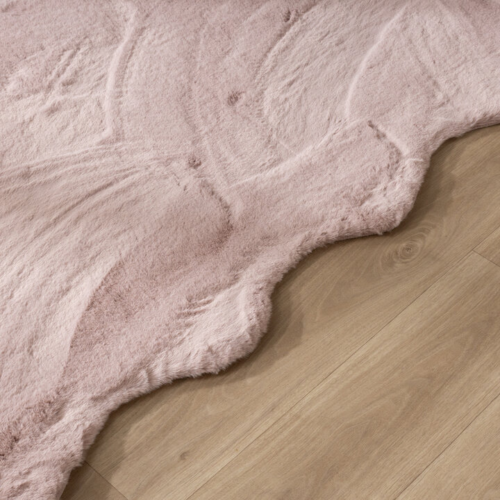 Zacht hoogpolig vloerkleed - Comfy Supreme Wavy Roze - 5