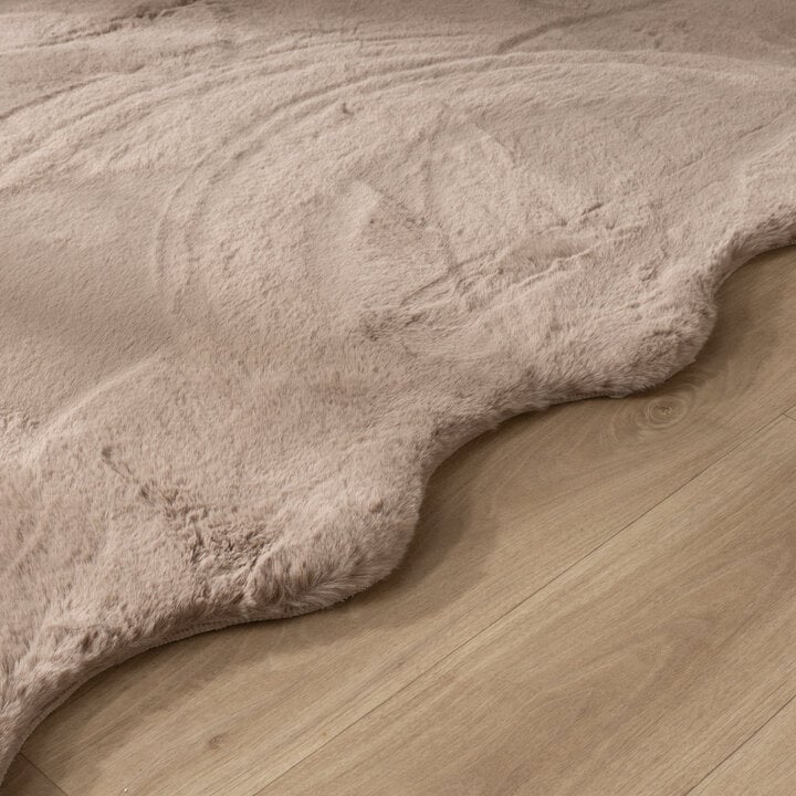 Zacht hoogpolig vloerkleed - Comfy Supreme Wavy Taupe - 5