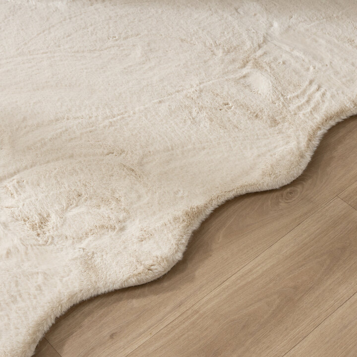Zacht hoogpolig vloerkleed - Comfy Supreme Wavy Creme - 5