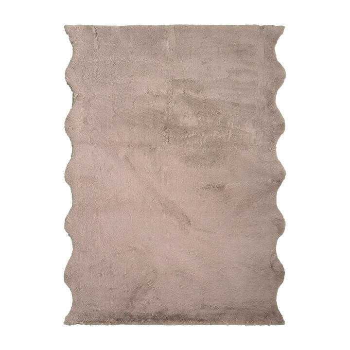 Zacht hoogpolig vloerkleed - Comfy Supreme Wavy Taupe - 1
