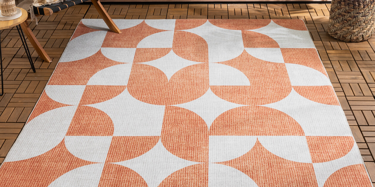 Abstract buitenkleed - Groovy Tiles Terra 