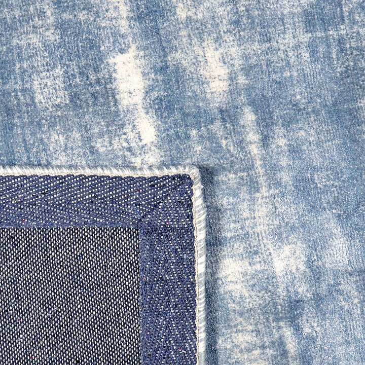 Viscose vloerkleed - Alain Blauw - 2