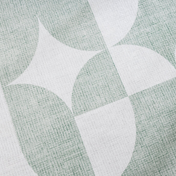 Abstract buitenkleed - Groovy Tiles Groen  - 3