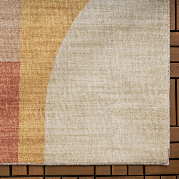 Abstract buitenkleed - Groovy Shapes Multicolor  - 4