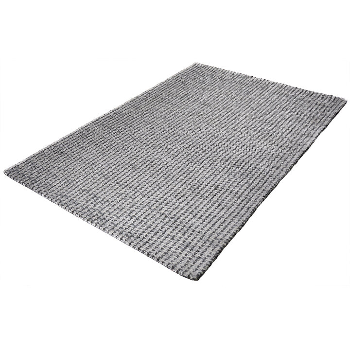 Plat geweven vloerkleed - Henri Grijs - 1