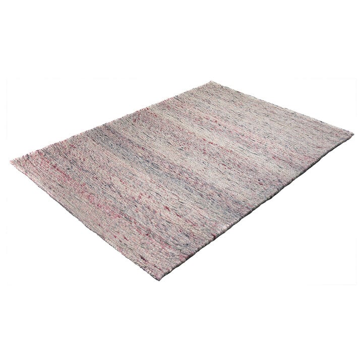 Wollen vloerkleed - Noelle Roze/Grijs  - 1