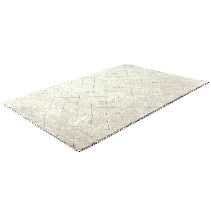 Zacht vloerkleed - Oceane Tiles Creme - 1