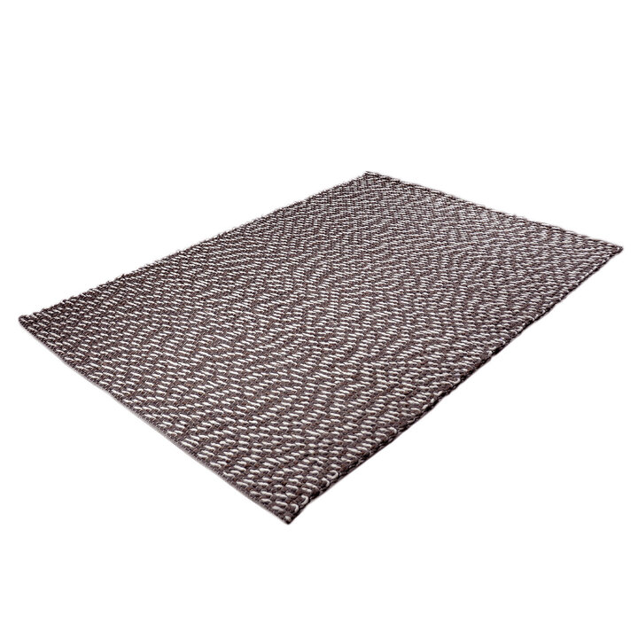 Woonkamer vloerkleed - Sebastien Wit/Bruin - 1