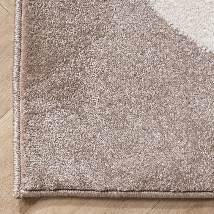 Kinderkamer vloerkleed - Bowie Autoweg Taupe - 4