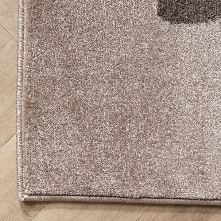 Kinderkamer vloerkleed - Bowie Auto Taupe - 4