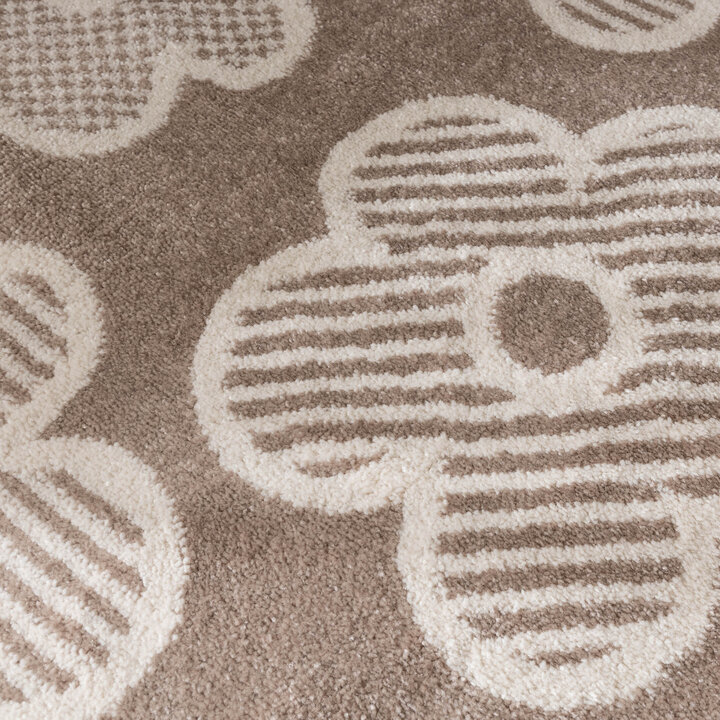 Kinderkamer vloerkleed - Bowie Bloem Taupe - 3