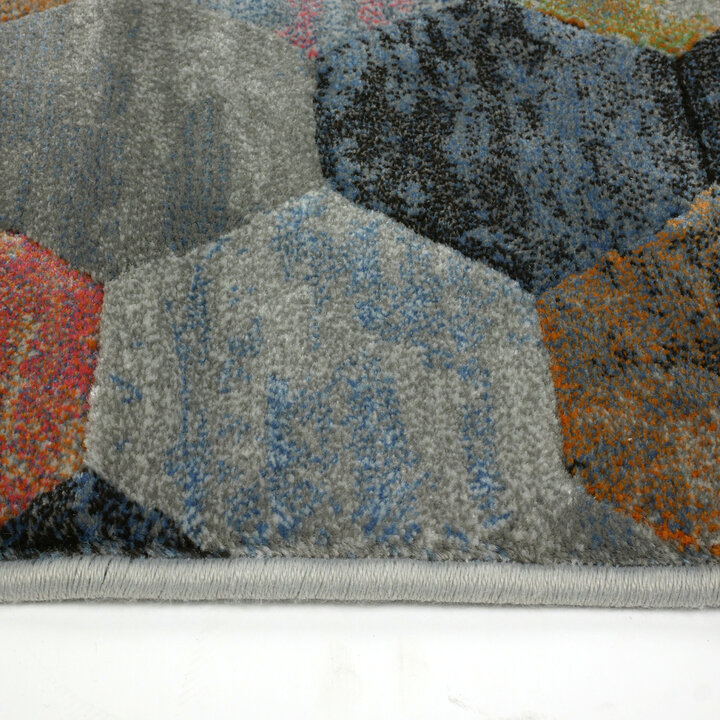 Rond modern vloerkleed - Amado Multicolor 2626 - 3