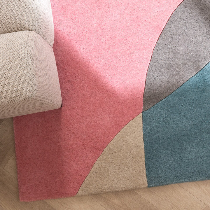 Wollen abstract vloerkleed - Clarice Multicolor  - 2