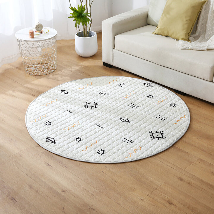 Speelkleed baby rond - Noa Aztec Creme - 2