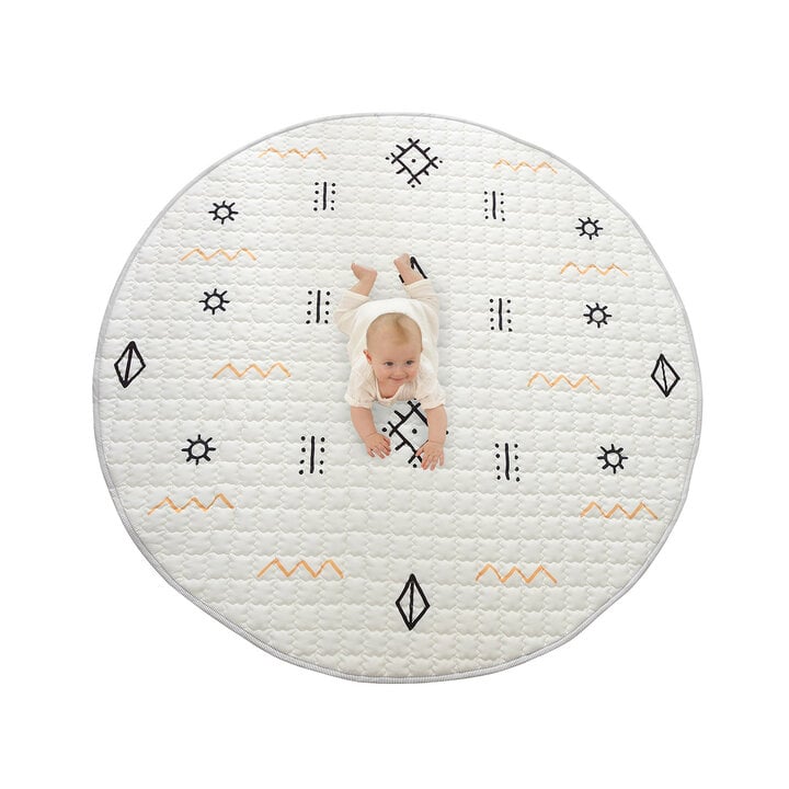 Speelkleed baby rond - Noa Aztec Creme - 3