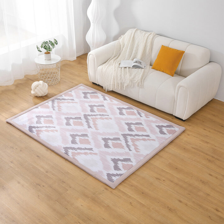 Zachte XL speelmat - Ozzy Diamond Roze - 2