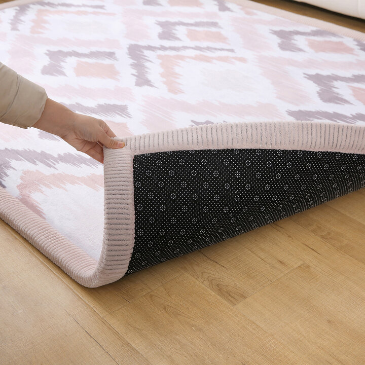 Zachte XL speelmat - Ozzy Diamond Roze - 4