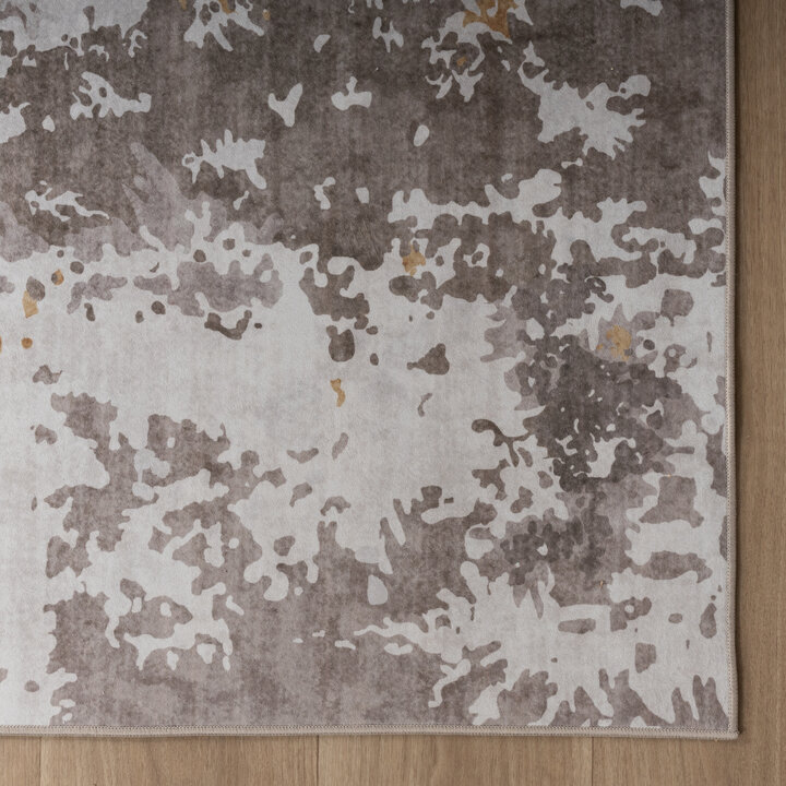 Modern vloerkleed - Sarge Taupe/Geel  - 4