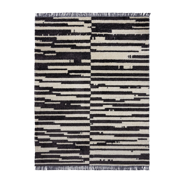 Berber vloerkleed - Lino Zwart/Wit - 1