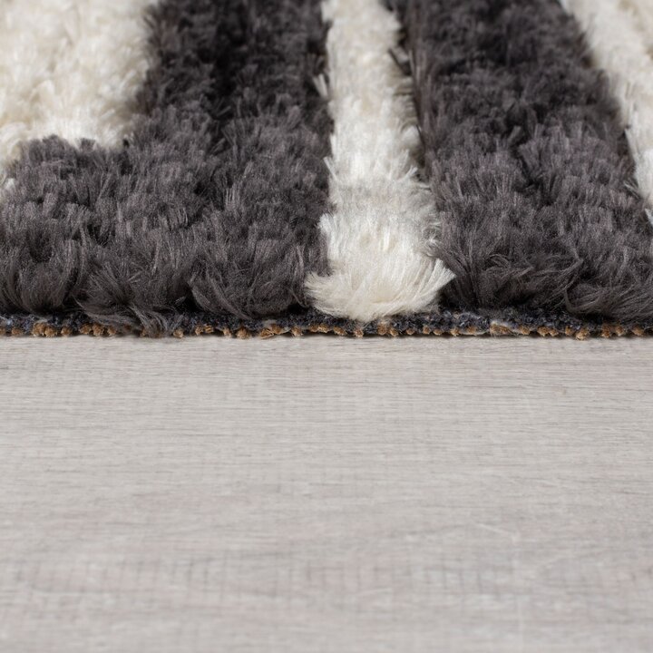 Berber vloerkleed - Lino Zwart/Wit - 3