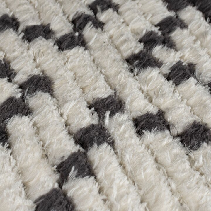 Aztec vloerkleed - Sabro Zwart/Wit  - 2