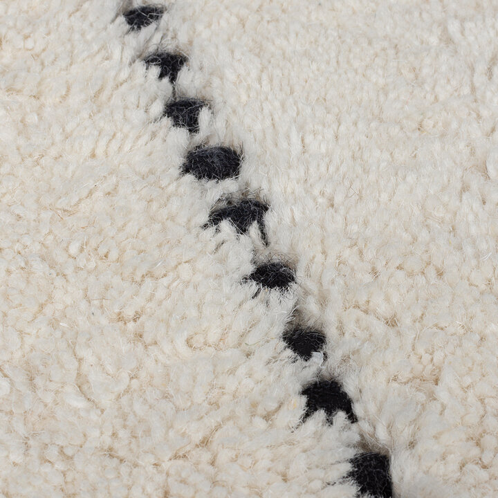 Japandi vloerkleed - Dotto Lines Wit - 2