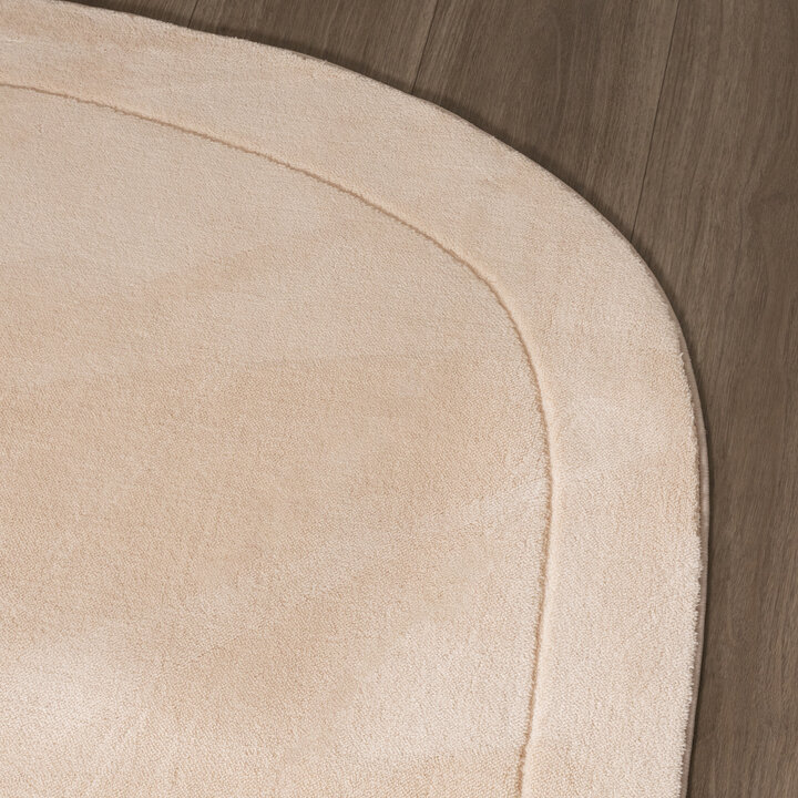 Organisch vloerkleed - Halo Pebble Beige - 4
