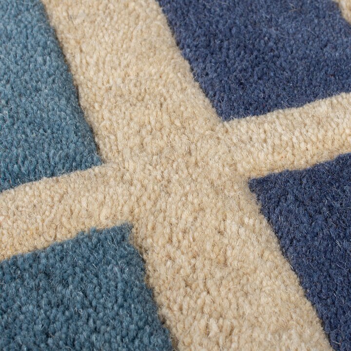 Retro loper - Ryano Blokken Blauw/Multicolor  - 2