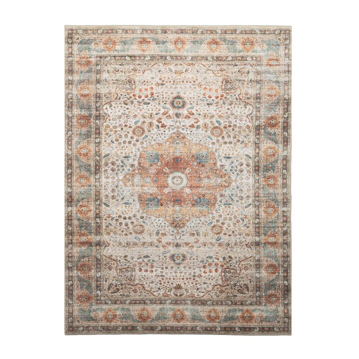 Binnen- en buitenkleed - Kairo Medaillon Creme/Meerkleurig  - 1