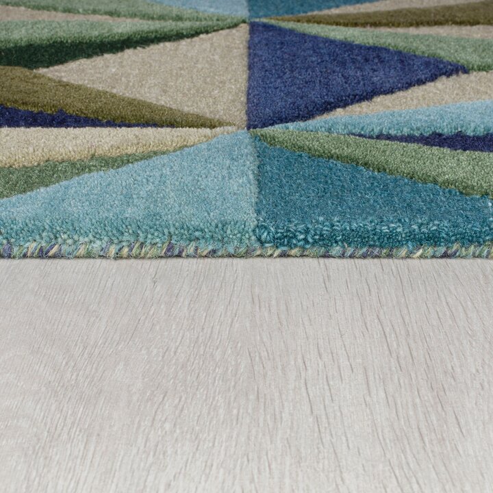 Geometrisch vloerkleed - Revelino Blauw - 3