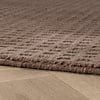 Handgeweven vloerkleed - Candice Grid Bruin - thumbnail 5