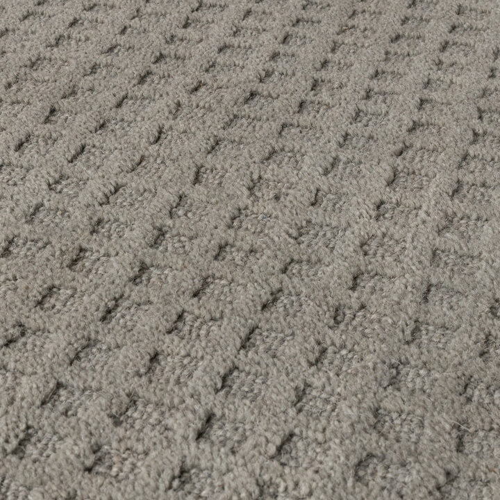 Handgeweven vloerkleed - Candice Grid Blauw/Groen - 3