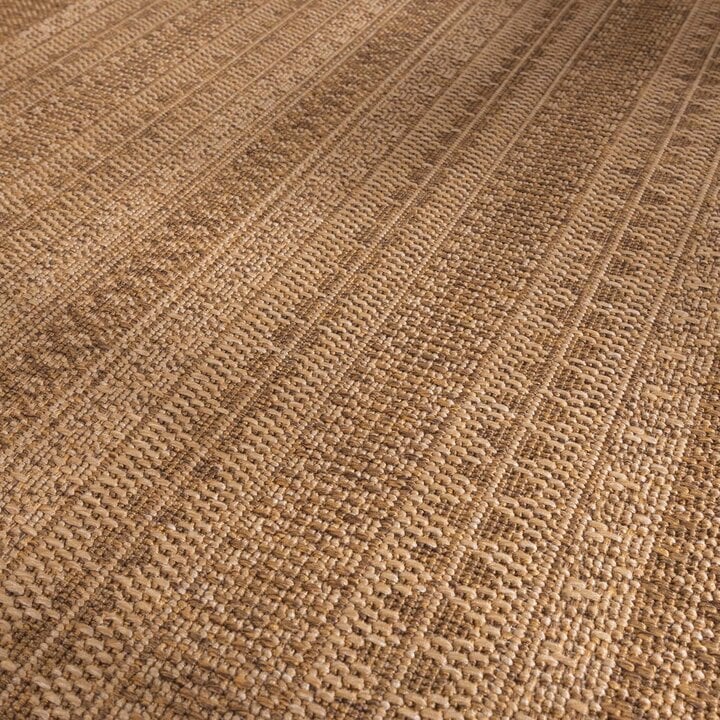 Jute buitenkleed - Mavi Stripes Creme/Bruin  - 3