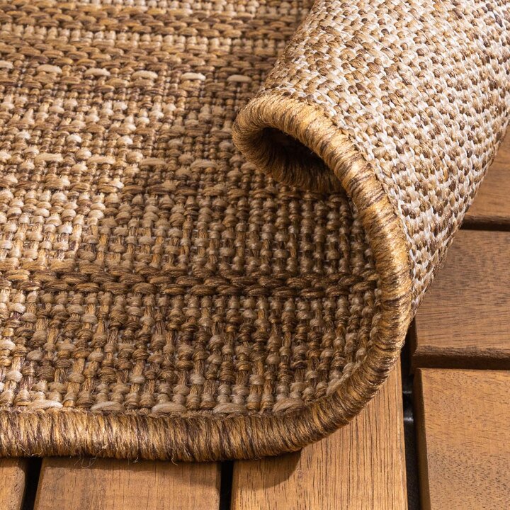 Jute buitenkleed - Mavi Stripes Creme/Bruin  - 6