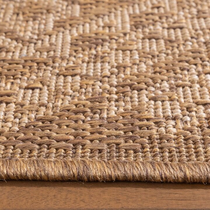 Jute buitenkleed - Mavi Medaillon Bruin/Creme  - 5